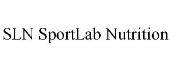 SLN SPORTLAB NUTRITION