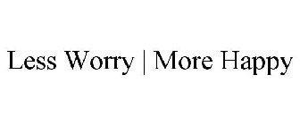 LESS WORRY | MORE HAPPY