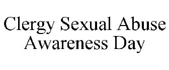 CLERGY SEXUAL ABUSE AWARENESS DAY