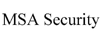 MSA SECURITY