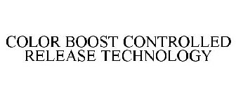 COLOR BOOST CONTROLLED RELEASE TECHNOLOGY