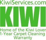 KIWISERVICES.COM KIWI HOME OF THE KIWI LOVER 1-YEAR CARPET CLEANING WARRANTY