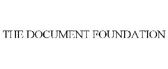THE DOCUMENT FOUNDATION
