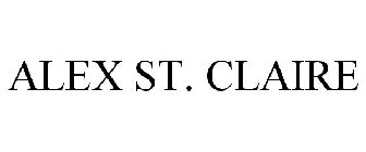 ALEX ST. CLAIRE