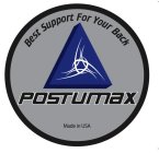 BEST SUPPORT FOR YOUR BACK POSTUMAX MADE IN USA