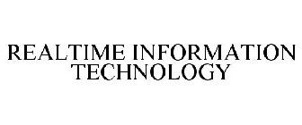 REALTIME INFORMATION TECHNOLOGY