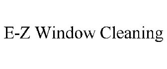 E-Z WINDOW CLEANING