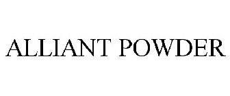 ALLIANT POWDER