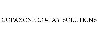 COPAXONE CO-PAY SOLUTIONS