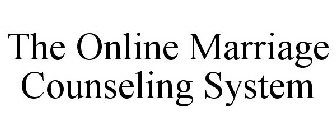 THE ONLINE MARRIAGE COUNSELING SYSTEM