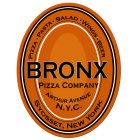 BRONX PIZZA COMPANY ARTHUR AVENUE N.Y.C. SYOSSET, NEW YORK PIZZA · PASTA · SALAD · WINGS · BEER