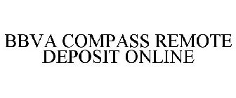 BBVA COMPASS REMOTE DEPOSIT ONLINE