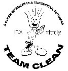 A CLEAN BUSINESS IS A SUCCESSFUL BUSINESS ECO FRIENDLY TEAM CLEAN SCRUBBY