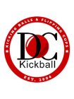 DC KICKBALL KICKING BALLS & FLIPPING CUPS EST. 2004
