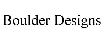 BOULDER DESIGNS