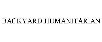 BACKYARD HUMANITARIAN