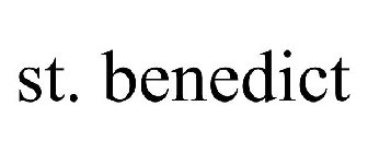 ST. BENEDICT
