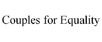 COUPLES FOR EQUALITY