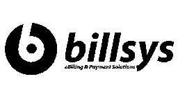 B BILLSYS EBILLING & PAYMENT SOLUTIONS