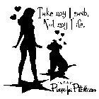TAKE MY LEASH, NOT MY LIFE LITTLE DARLING'S PINUPS FOR PITBULLS.COM
