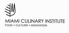 M MIAMI CULINARY INSTITUTE FOOD · CULTURE · INNOVATION