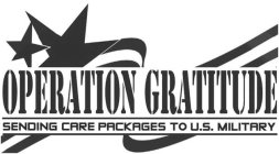 OPERATION GRATITUDE SENDING CARE PACKAGES TO U.S. MILITARY