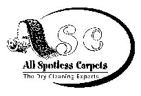 ASC ALL SPOTLESS CARPETS THE DRY CLEANING EXPERTS