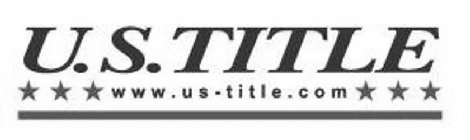 U.S. TITLE WWW.US-TITLE.COM