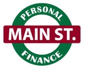 MAIN ST. PERSONAL FINANCE