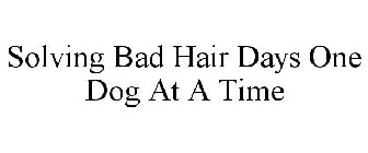 SOLVING BAD HAIR DAYS ONE DOG AT A TIME