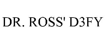 DR. ROSS' D3FY
