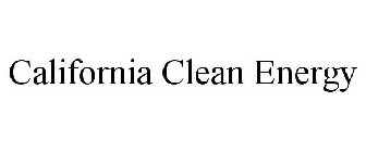 CALIFORNIA CLEAN ENERGY