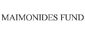 MAIMONIDES FUND