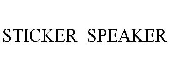 STICKER SPEAKER