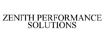 ZENITH PERFORMANCE SOLUTIONS