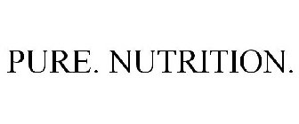 PURE. NUTRITION.
