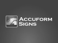 A ACCUFORM SIGNS
