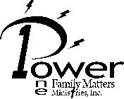 POWER ONE FAMILY MATTERS MINISTRIES, INC.