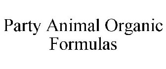 PARTY ANIMAL ORGANIC FORMULAS