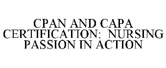 CPAN AND CAPA CERTIFICATION: NURSING PASSION IN ACTION