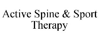 ACTIVE SPINE & SPORT THERAPY