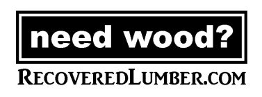 NEED WOOD? RECOVEREDLUMBER.COM