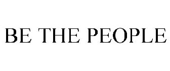 BE THE PEOPLE