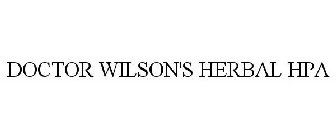 DOCTOR WILSON'S HERBAL HPA