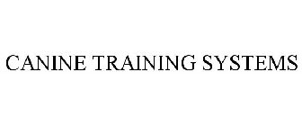 CANINE TRAINING SYSTEMS