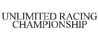 UNLIMITED RACING CHAMPIONSHIP