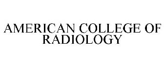 AMERICAN COLLEGE OF RADIOLOGY