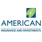 AMERICAN INSURANCE AND INVESTMENTS