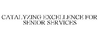CATALYZING EXCELLENCE FOR SENIOR SERVICES