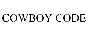 COWBOY CODE